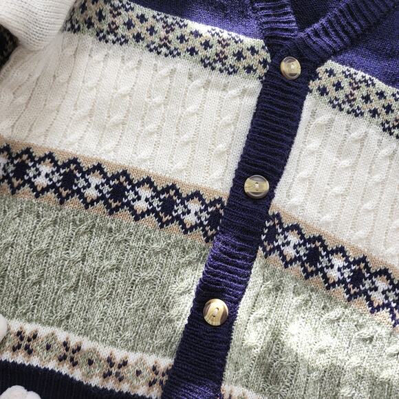 Vintage Knit Cardigan 4t - Picture 5 of 6